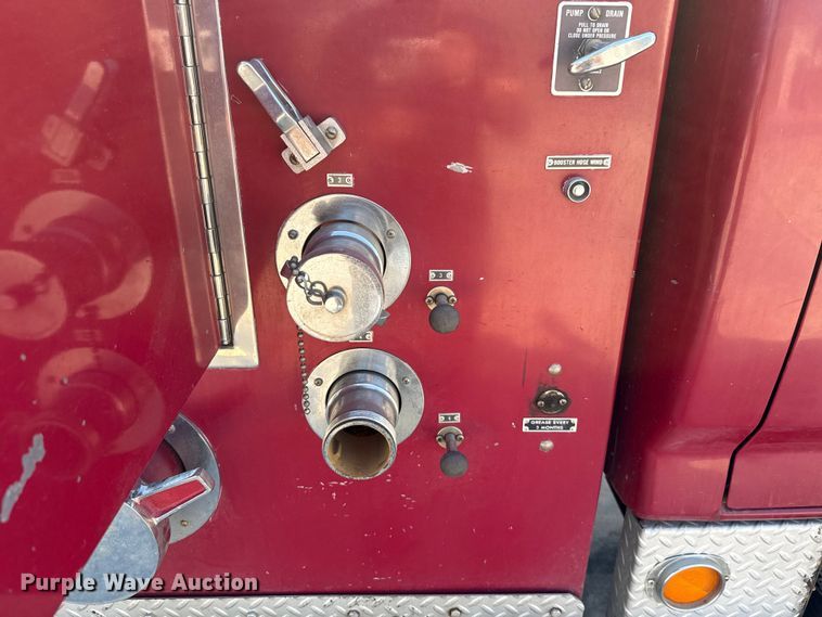 image for item EU2053 1985 Ford F827 pumper fire truck