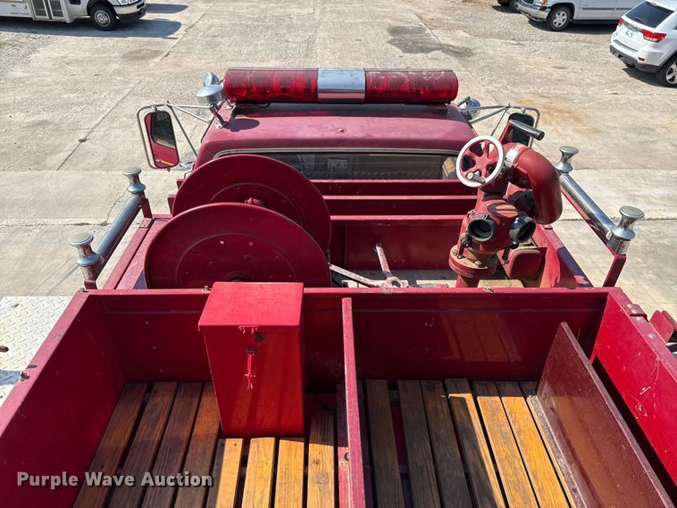 image for item EU2053 1985 Ford F827 pumper fire truck