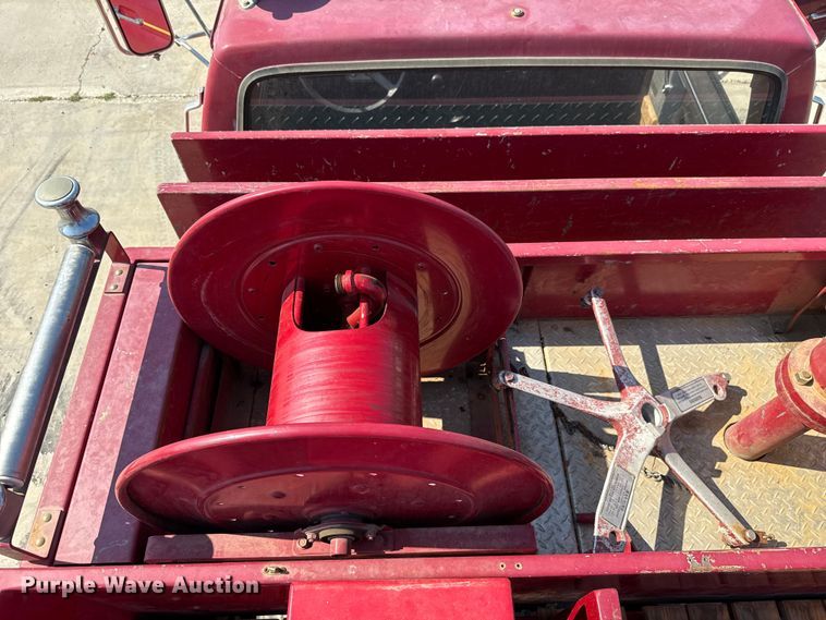 image for item EU2053 1985 Ford F827 pumper fire truck