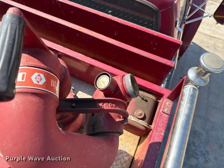 image for item EU2053 1985 Ford F827 pumper fire truck