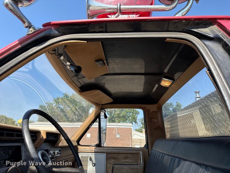 image for item EU2053 1985 Ford F827 pumper fire truck