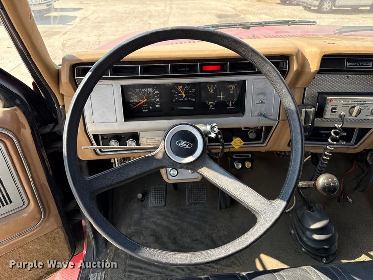 image for item EU2053 1985 Ford F827 pumper fire truck