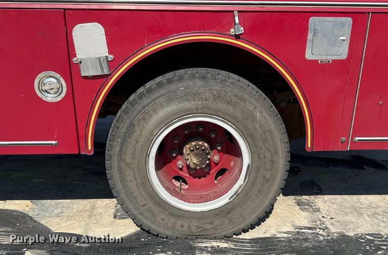 image for item EU2053 1985 Ford F827 pumper fire truck