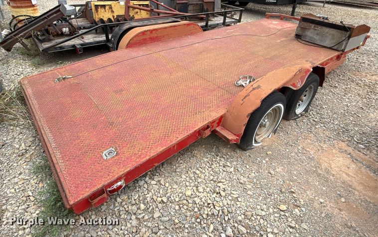image for item EU2100 Shop built  utility trailer