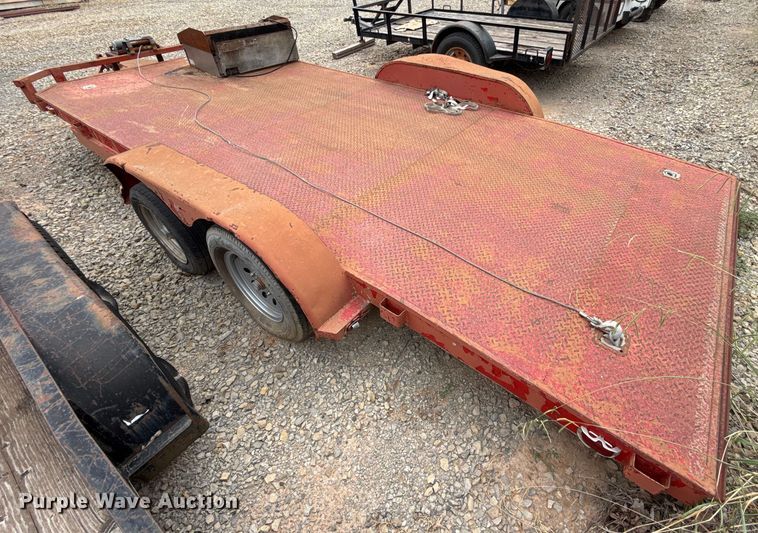 image for item EU2100 Shop built  utility trailer