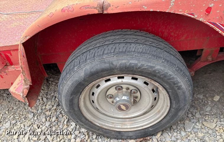 image for item EU2100 Shop built  utility trailer