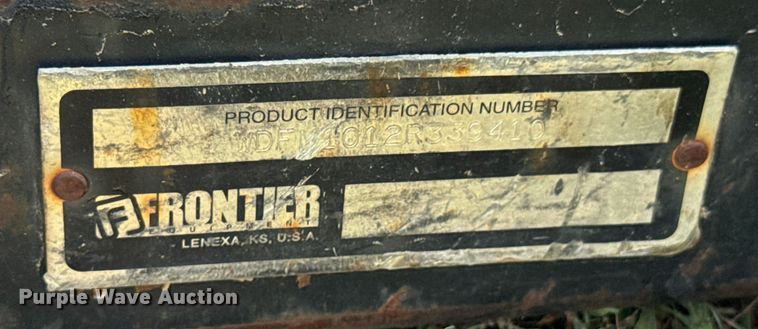 image for item DK0014 Frontier FM1012R batwing finish mower