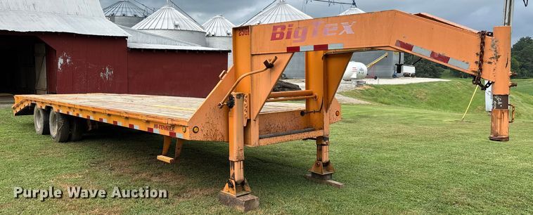 image for item DW7244 2004 Big Tex 25GN-24+5 equipment trailer