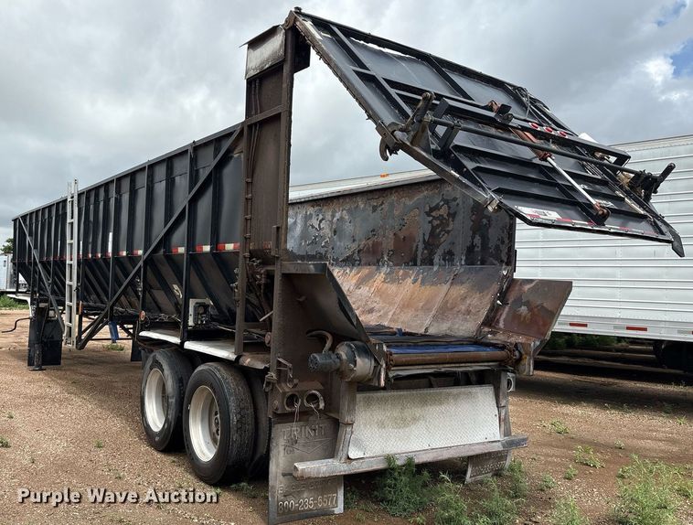 image for item DX7983 2011 Trinity Eagle Bridge live bottom trailer