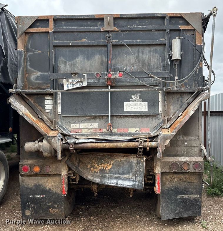 image for item DX7989 2010 Trinity Eagle Bridge live bottom trailer