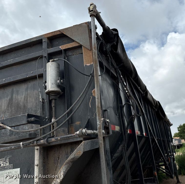 image for item DX7989 2010 Trinity Eagle Bridge live bottom trailer