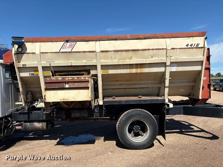 image for item DX8058 1988 International S1900 Feed Mixer Truck