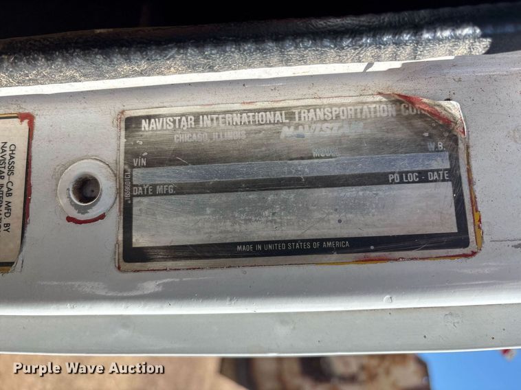 image for item DX8058 1988 International S1900 Feed Mixer Truck