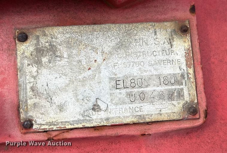 image for item DY0884 Kuhn EL80N 180 tiller