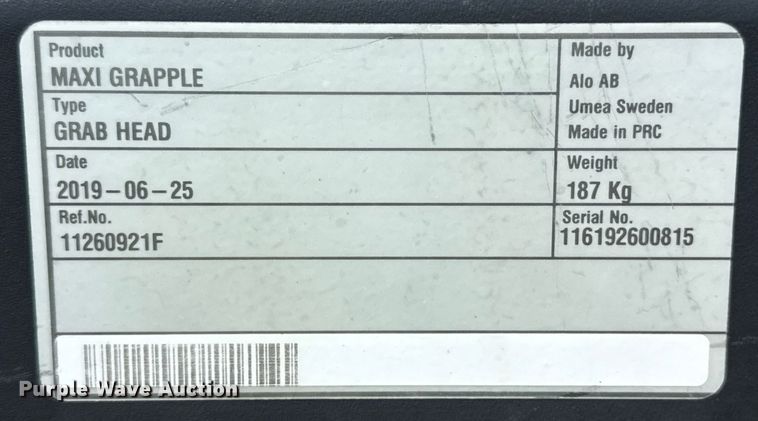 image for item DZ8867 2019 ALO Quicke Q6M loader