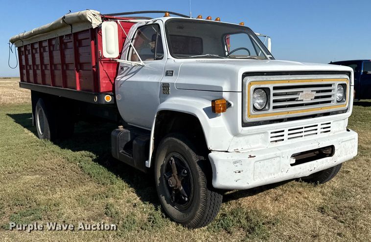 image for item DZ8885 1977 Chevrolet C65 grain truck