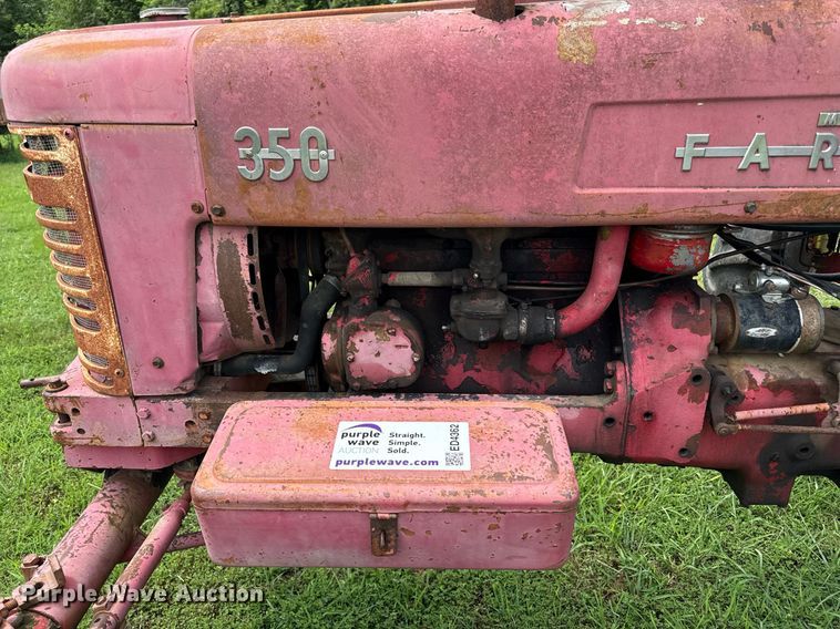 image for item ED4362 International Harvester Farmall 350 tractor