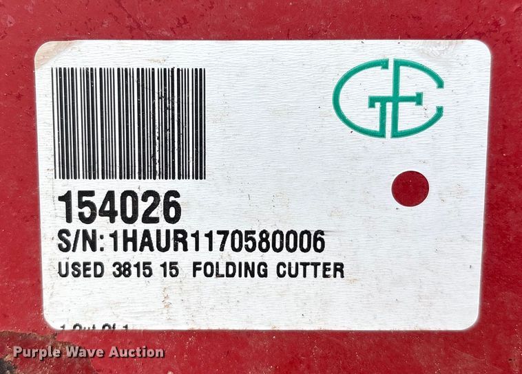 image for item EM0496 Bush Hog 3815 batwing rotary mower