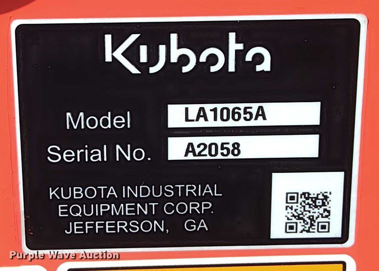 image for item EM8031 2019 Kubota MX4800 tractor