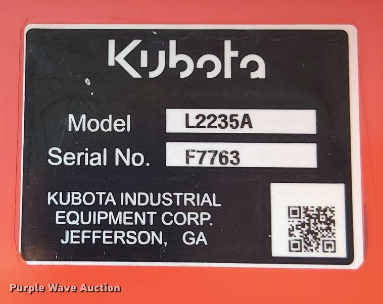 image for item EM8031 2019 Kubota MX4800 tractor