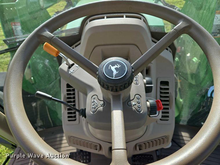 image for item EN8313 2022 John Deere 6120M MFWD tractor