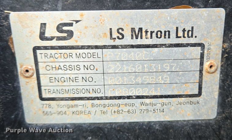 image for item EQ4056 LS P7040 MFWD tractor