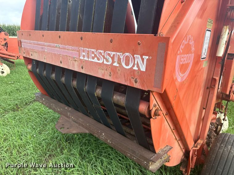 image for item ER2222 (2) Hesston 5800 round balers