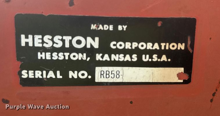 image for item ER2222 (2) Hesston 5800 round balers