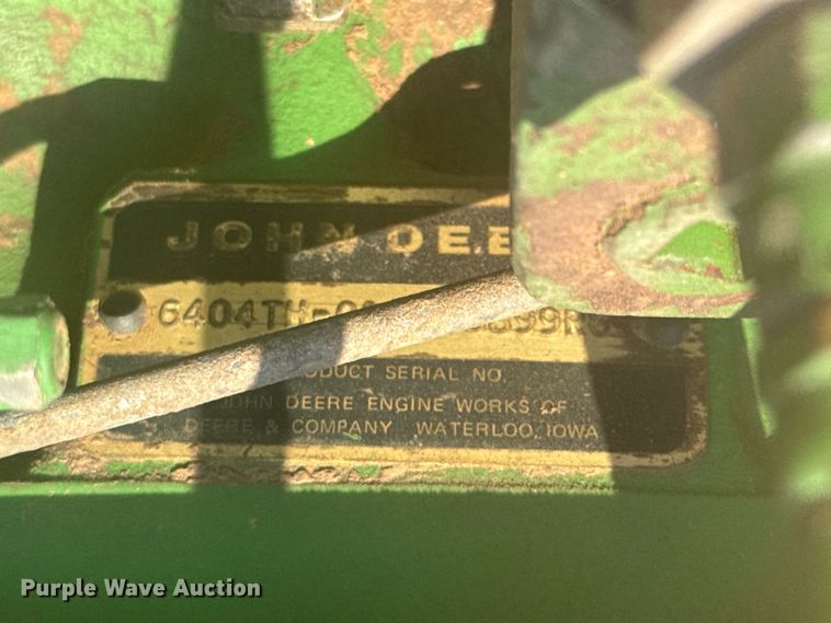 image for item ER2257 John Deere 6404 engine