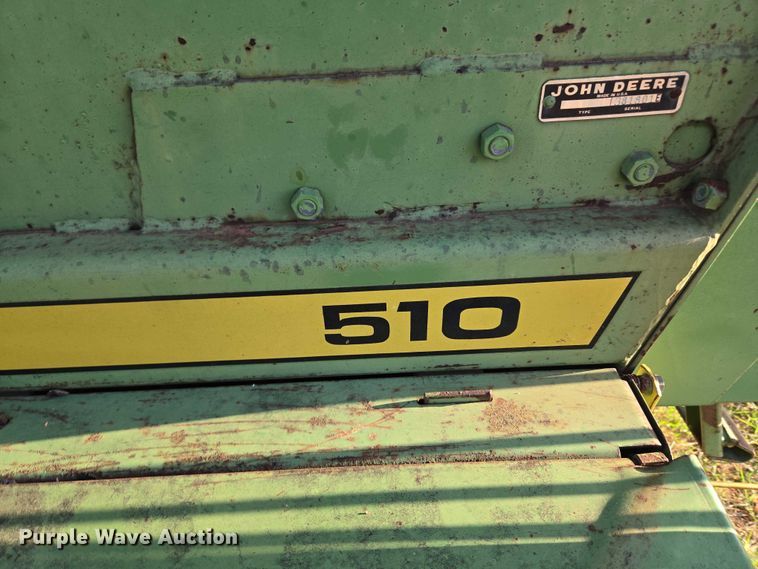image for item EU3514 John Deere 510 Round baler
