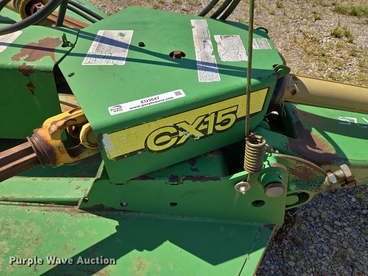 image for item EU3547 2007 John Deere CX15 batwing finish mower