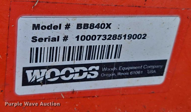 image for item EU3550 Woods BB840X rotary mower
