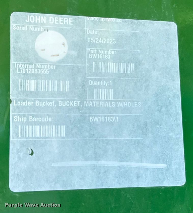 image for item YA0852 2023 John Deere 4066M MFWD tractor