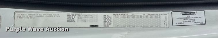 image for item DJ9696 2007 Freightliner M2 semi truck