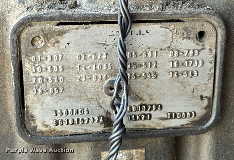 image for item DO0910 Allison 4500RDS automatic transmission