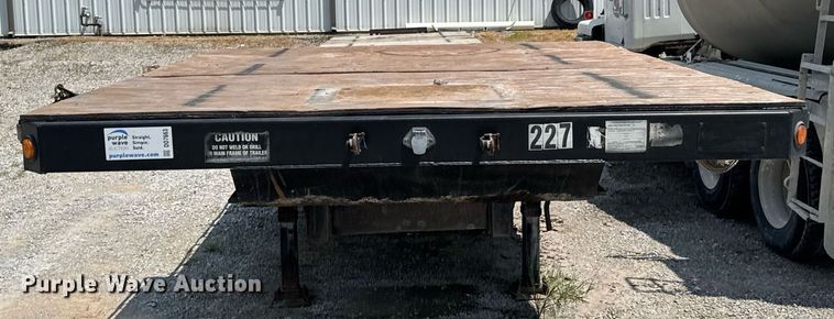 image for item DO7663 1998 Aztec Trailer Sales FLBD drop deck trailer