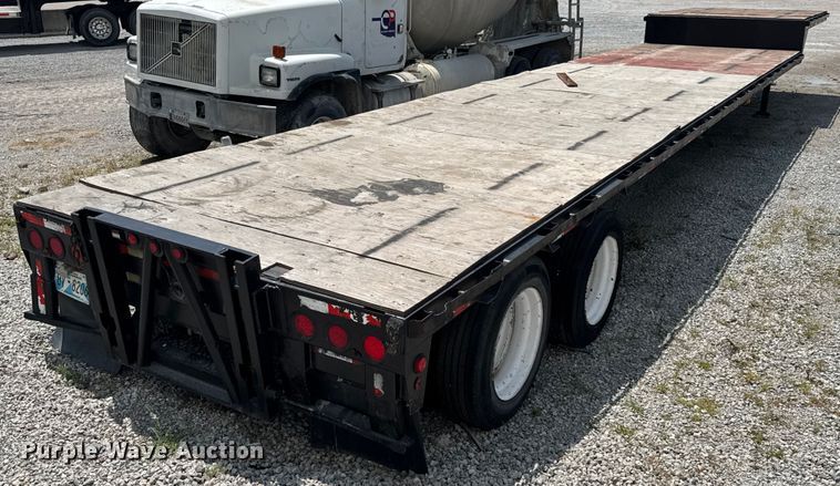 image for item DO7663 1998 Aztec Trailer Sales FLBD drop deck trailer