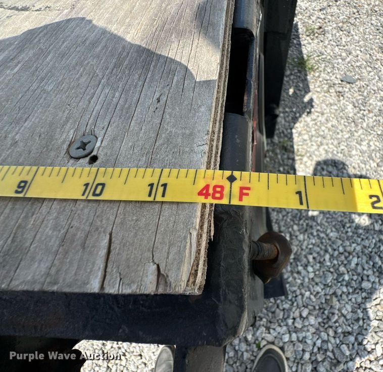 image for item DO7663 1998 Aztec Trailer Sales FLBD drop deck trailer