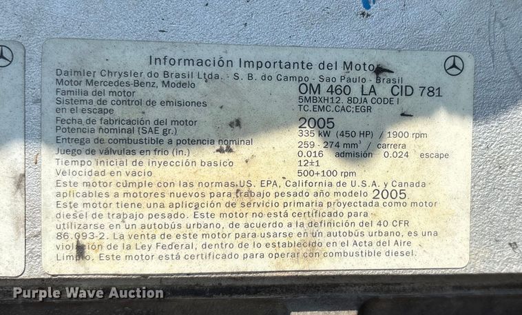 image for item DU1257 2006 Freightliner Classic  semi truck