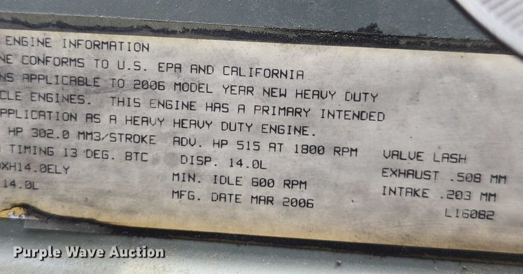 image for item DU7949 2007 Freightliner Columbia semi truck