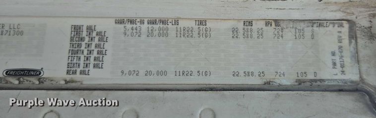 image for item DU7949 2007 Freightliner Columbia semi truck