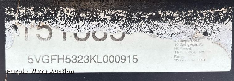 image for item DW7242 2019 Kaufman drop deck trailer