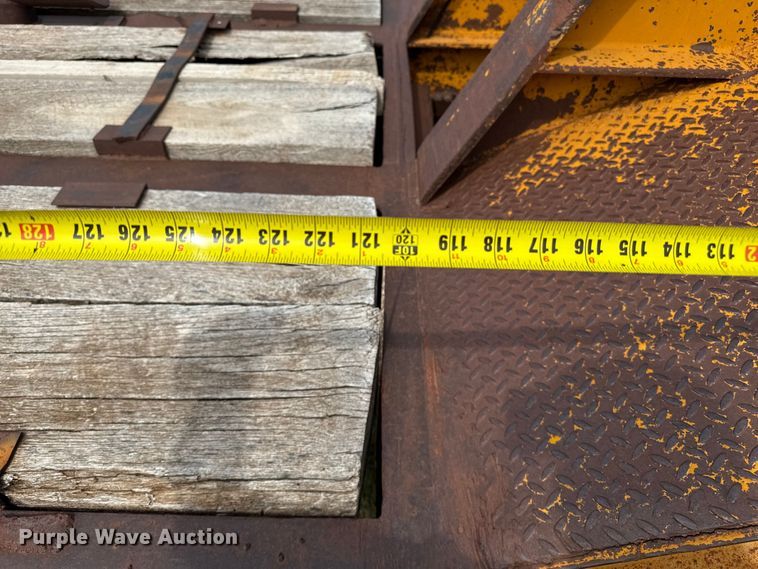 image for item DZ8822 1981 Holden Frame Co. HLB37235 drop deck equipment trailer