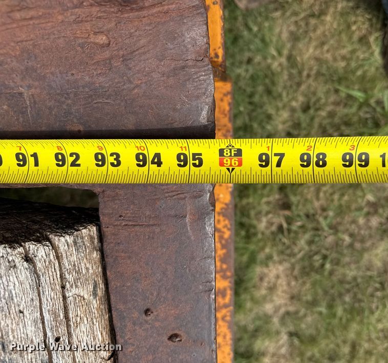 image for item DZ8822 1981 Holden Frame Co. HLB37235 drop deck equipment trailer