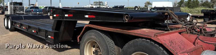 image for item DZ8875 1974 Lowboy equipment trailer