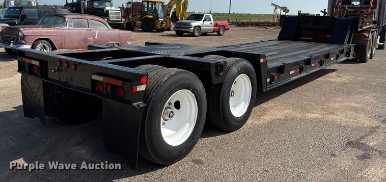 image for item DZ8875 1974 Lowboy equipment trailer