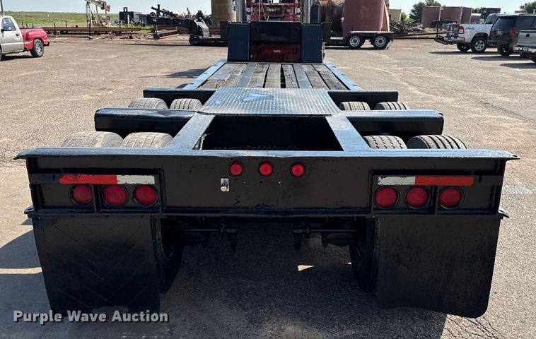 image for item DZ8875 1974 Lowboy equipment trailer