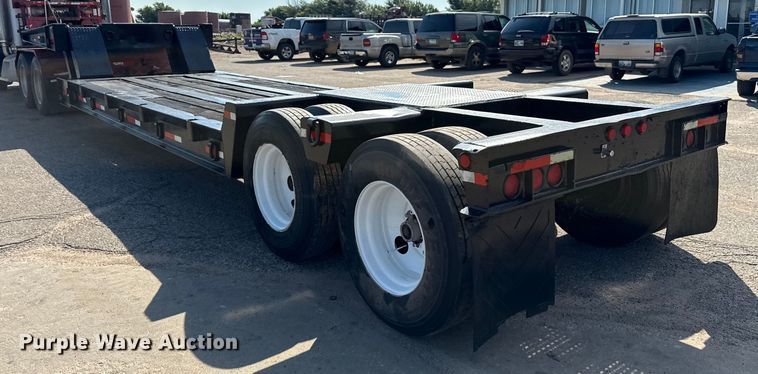 image for item DZ8875 1974 Lowboy equipment trailer