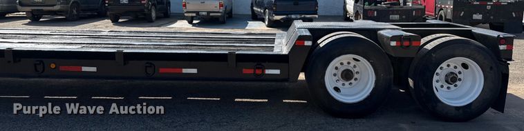 image for item DZ8875 1974 Lowboy equipment trailer