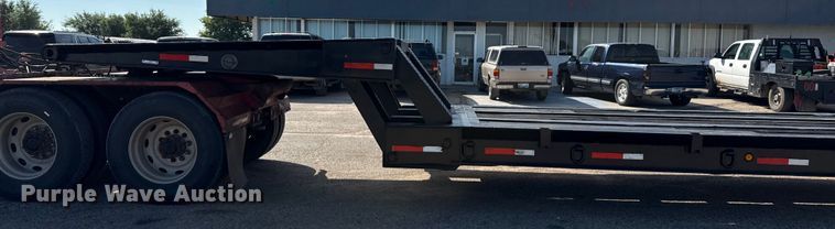 image for item DZ8875 1974 Lowboy equipment trailer